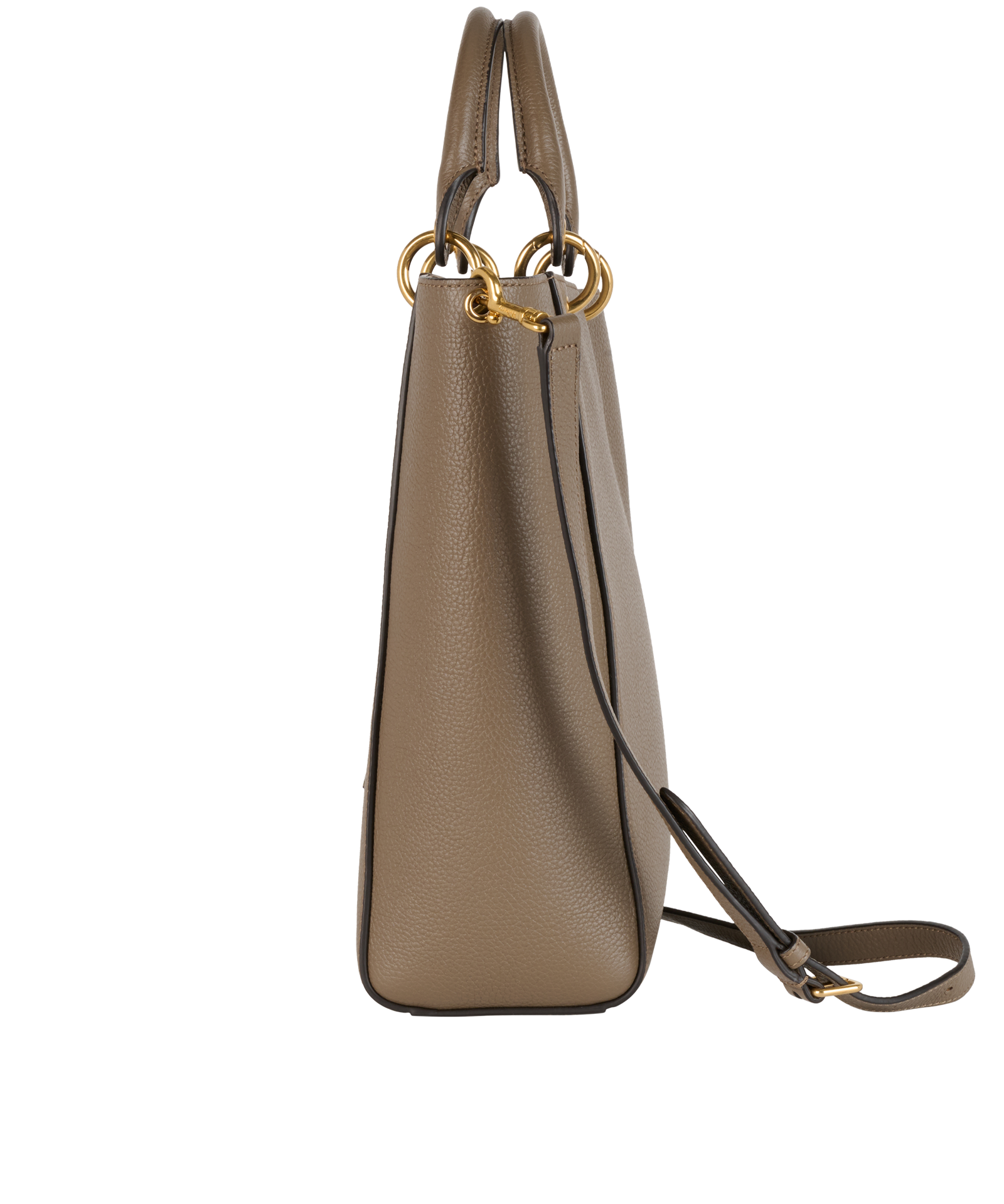 Small Maple Tote, &pound;275, Handbags, Taupe, Leather, Bottom view